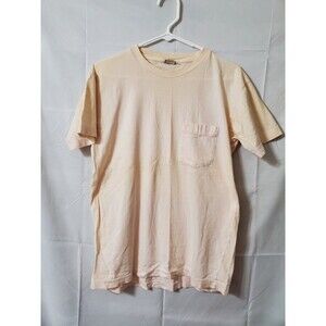 Vintage Palmetto's T Shirt Men's Medium Cream Color Single Stitch Front Pocket